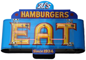Eat at Al's Hamburger today!